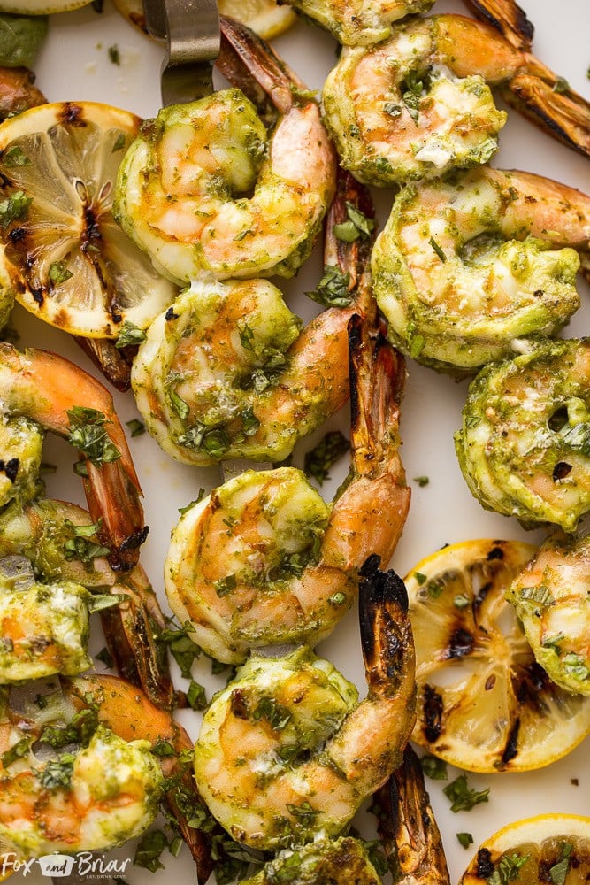 Easy Pesto Grilled Shrimp Fox And Briar,Blue And Gold Macaw Tattoo