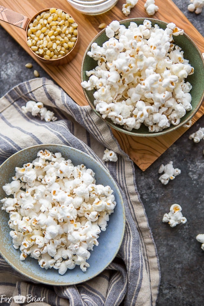 This really is the Ultimate Truffle Popcorn! Make the most delicious truffle popcorn at home in just a few minutes. | popcorn recipe | truffle popcorn recipe | snack recipe | movie night