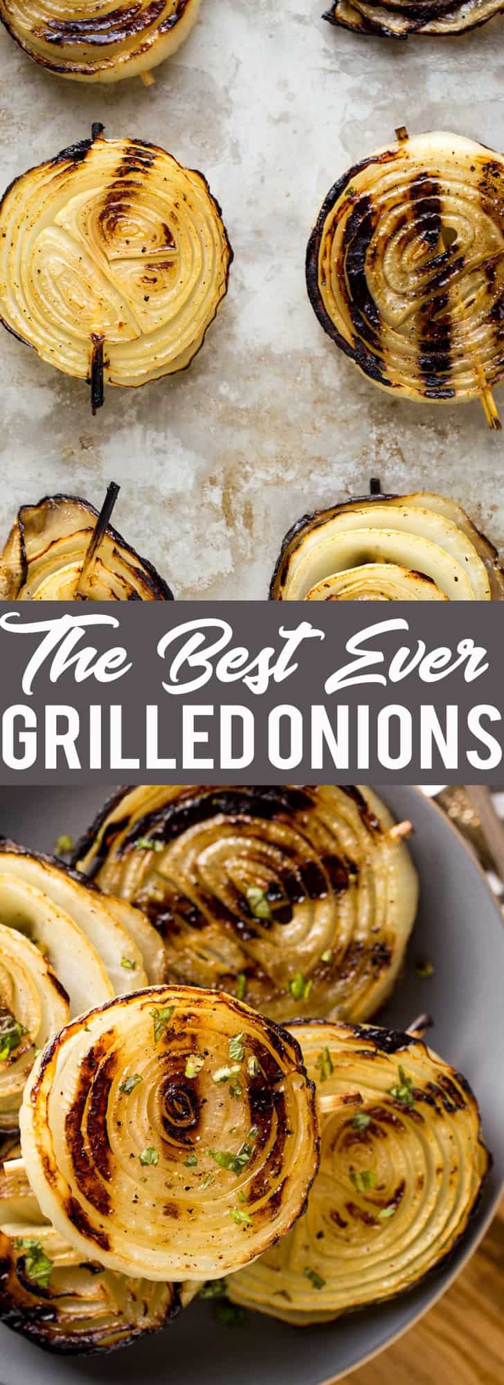 These are the best ever grilled onions! Learn how to make perfectly grilled onions that everyone will rave about! Grilling Recipes | Onion Recipe | How to grill onions | grilling side dishes | BBQ recipes