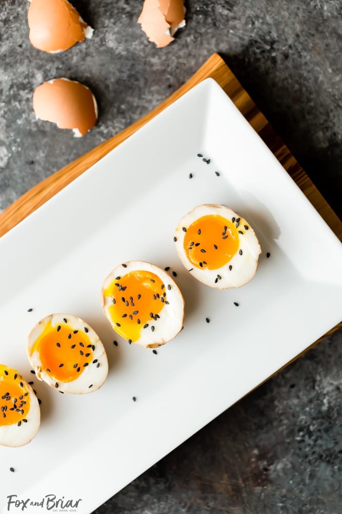 Soft-Boiled Eggs in an Egg Cooker