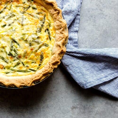 Crab, Asparagus and Leek Quiche Recipe Fox and Briar