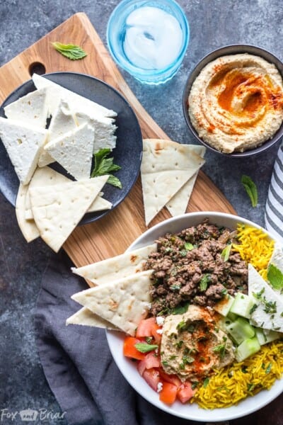 Mediterranean Lamb Bowls - Fox and Briar