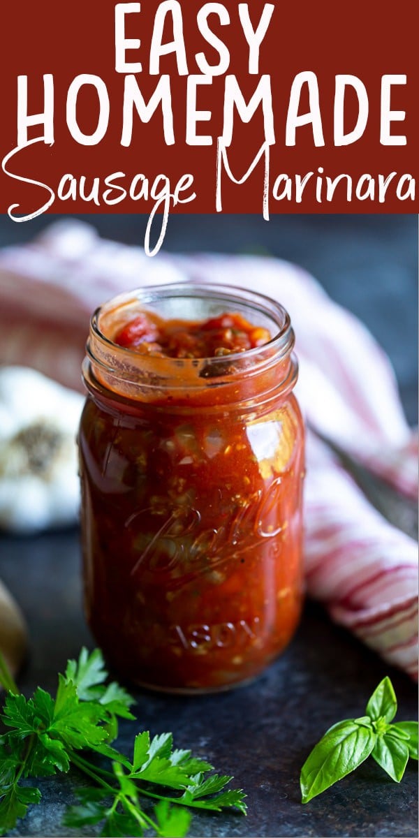 Quick and Easy Italian Sausage Marinara Sauce Recipe | Easy Pasta Sauce | Easy Spaghetti Sauce | Meat Sauce Recipe | Spaghetti Sauce Recipe from Scratch | Sauce for Lasagna | Sausage Recipes | Hearty Spaghetti Sauce | 