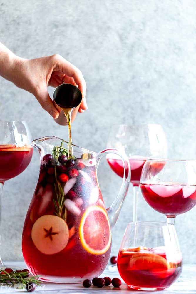 Cranberry Orange Sangria Recipe - Fox and Briar