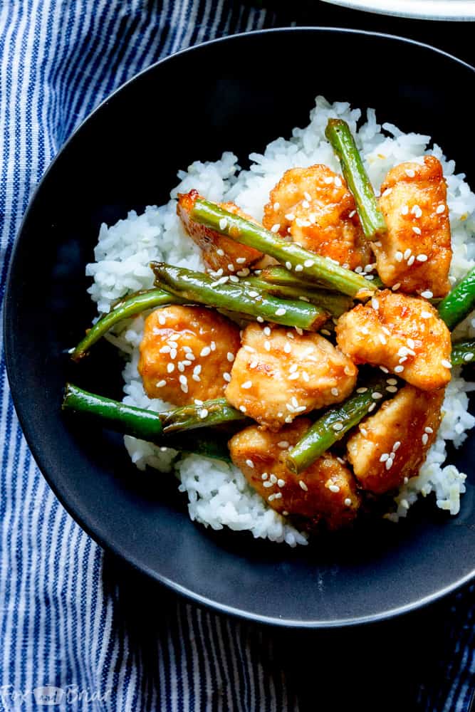 Honey Lemon Chicken Stir Fry | Easy chicken stir fry recipe | Chinese Lemon Chicken recipe | Chicken and green beans | Chicken breast recipes | Healthy dinner recipe | Easy dinner recipe | 30 minute dinner | takeout at home | Chicken and veggie stir fry | Healthy chicken breast recipe