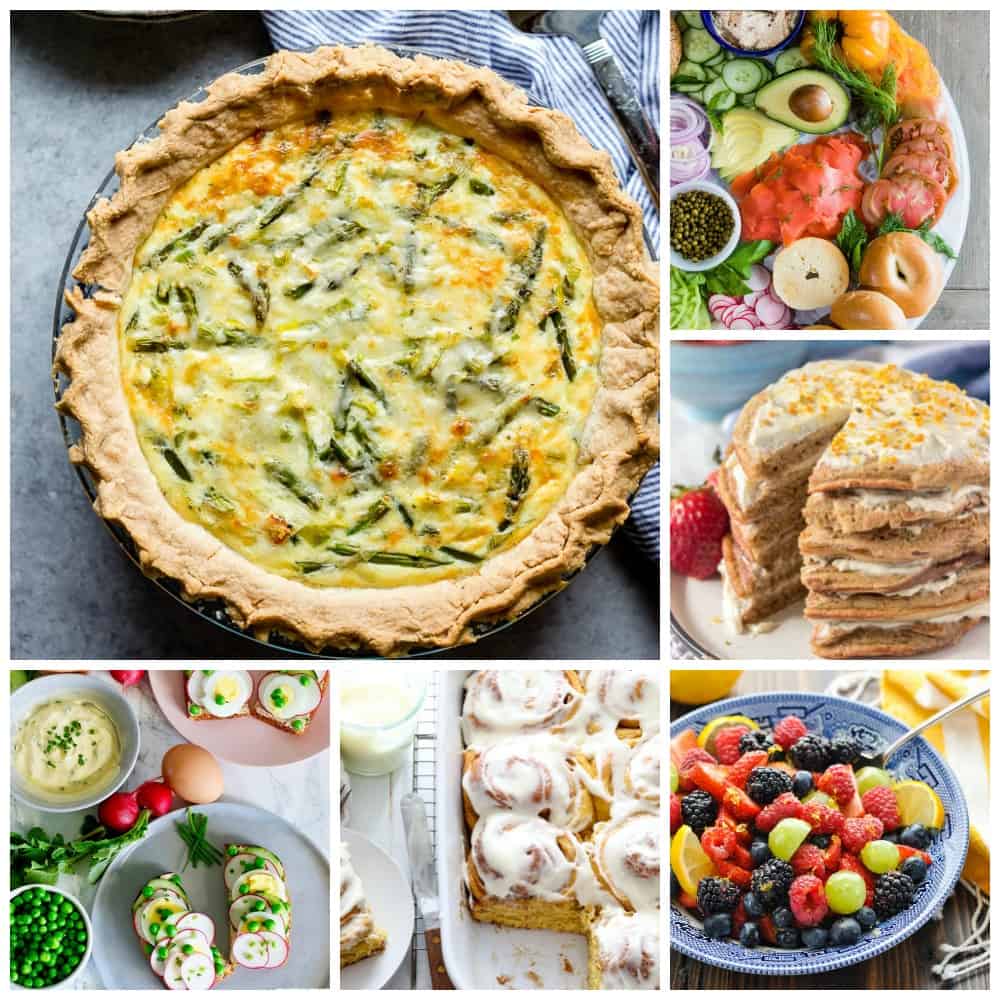 25 Brunch Recipes Perfect for Spring - Spring has so many fantastic brunch opportunities.  Easter, Mother's Day, Bridal Showers, Baby Showers - or just a regular Sunday Brunch. I've rounded up some of the best brunch recipes for Spring!