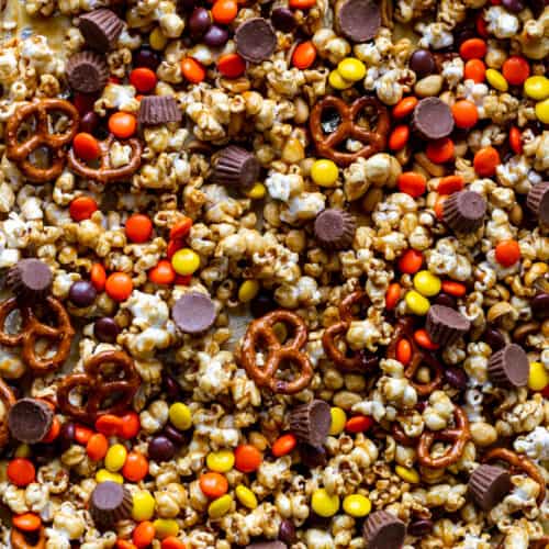 Sweet and Salty Popcorn Snack Mix Fox and Briar