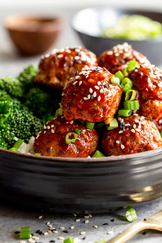 Easy Korean Meatballs -Back To School Dinner Ideas