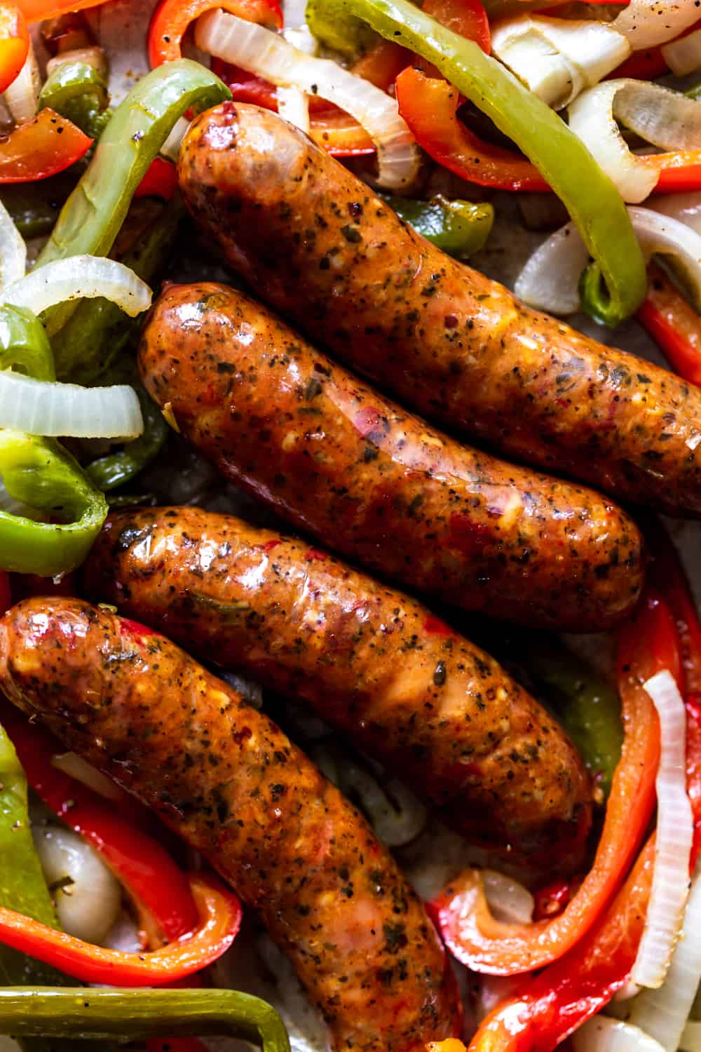 Sausage, Peppers and Onions Sheet Pan Dinner - Fox and Briar