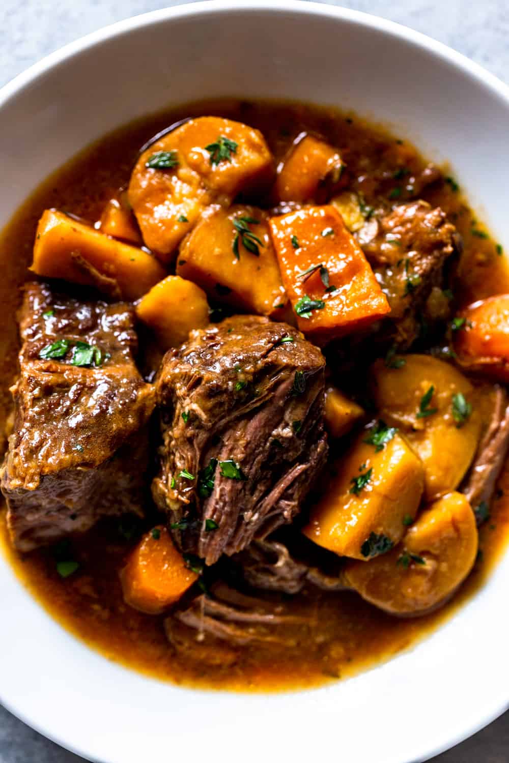 Slow Cooker Irish Beef Stew - Fox and Briar