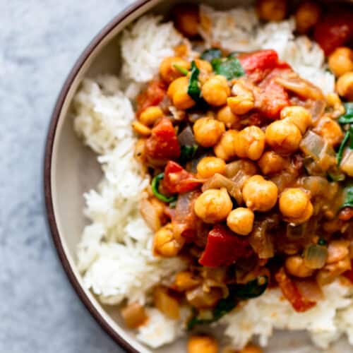 Easy Chickpea Coconut Curry - Fox and Briar