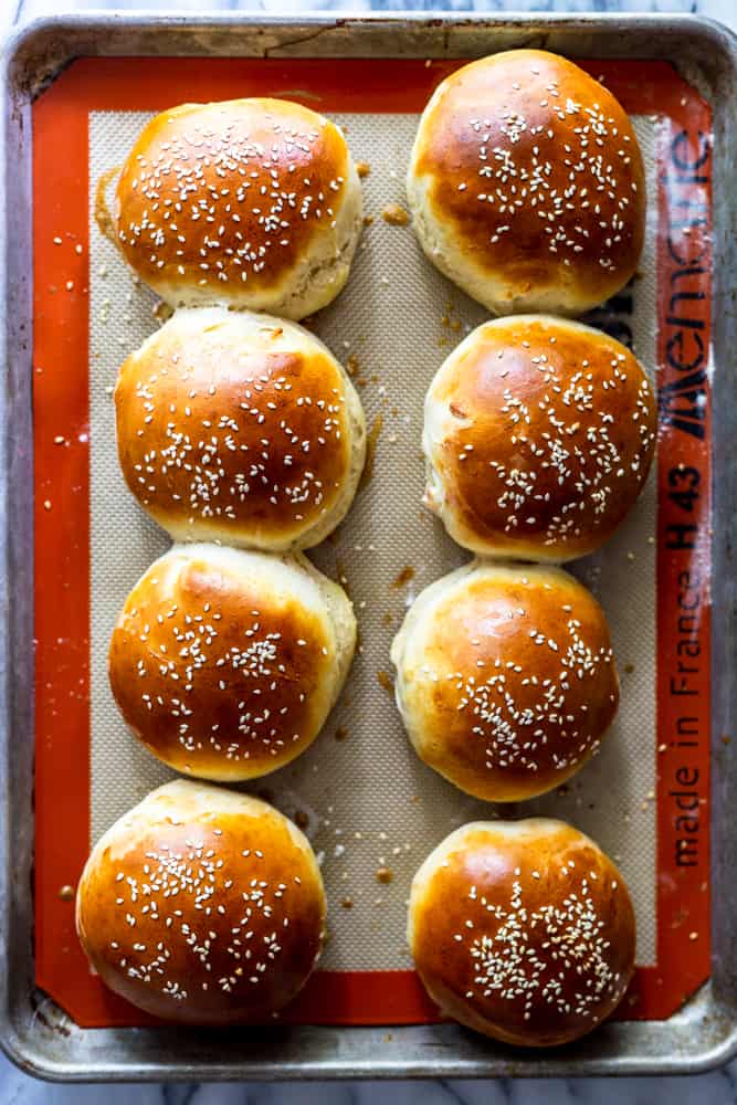 40 Minute Hamburger Bun Recipe Fox And Briar