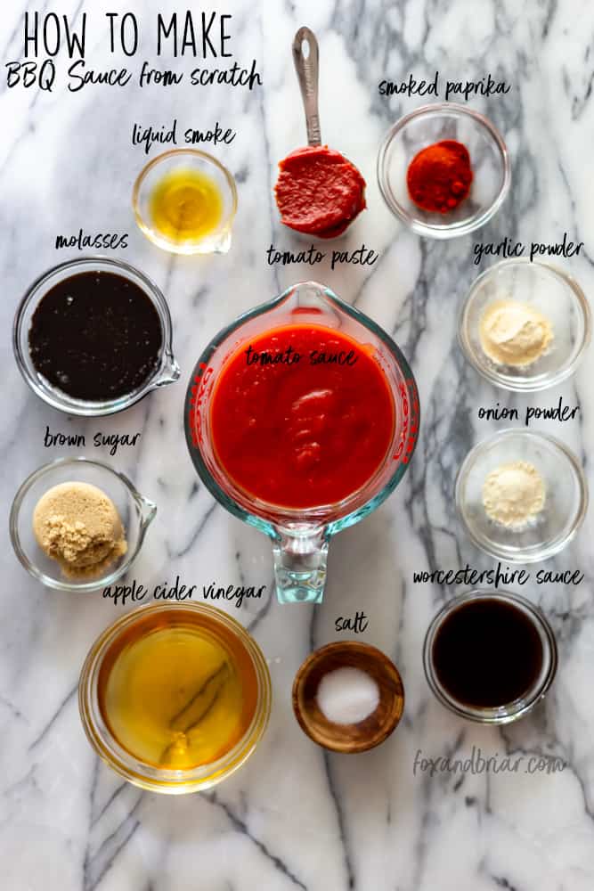 Easy Homemade BBQ Sauce Recipe - Fox and Briar
