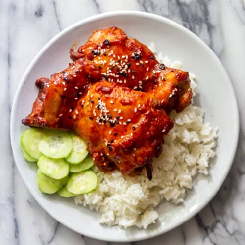 Korean Chicken Thighs Fox and Briar