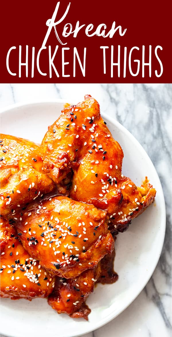 pin image for Korean Chicken Thighs