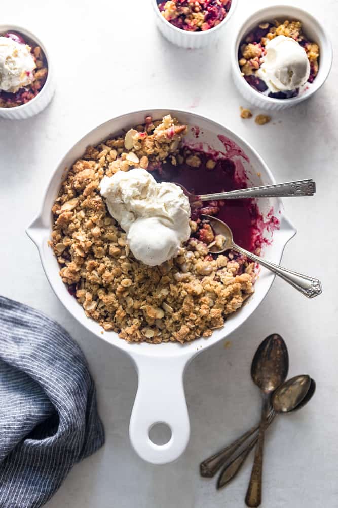 Cherry Almond Crisp