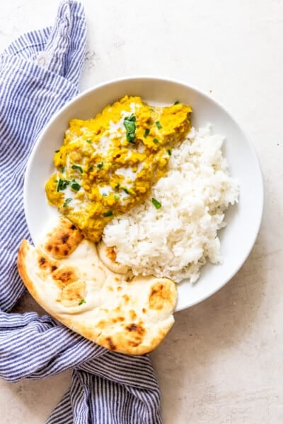 Easy Red Lentil Dal - Fox and Briar