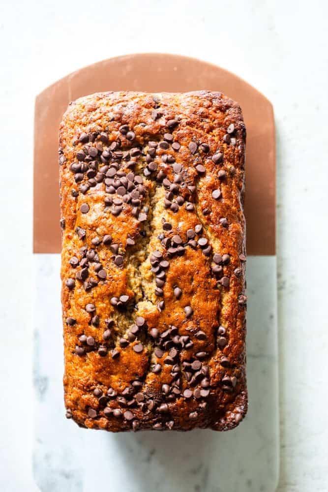 Healthy Sourdough Banana Bread